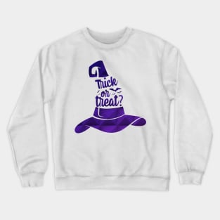 Trick Or Treat Witch Hat Crewneck Sweatshirt